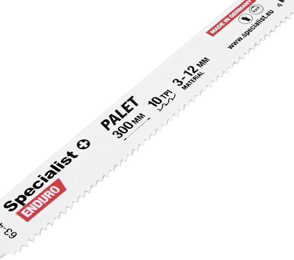 Tiesinio pjūklo pjūklelis SPECIALIST+, 300 mm, 6 TPI, medienai su vinimis
