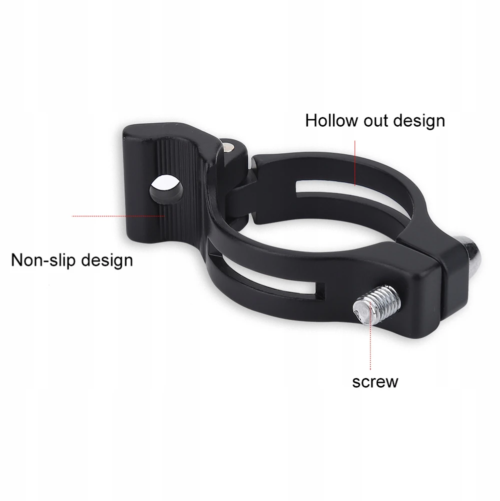 TIESIOGINĖS MONTAVIMO ADAPTERIS PRIEKINIUI PAVARŲ PERĖJIMO spaustukui Juodas 31,8 MM