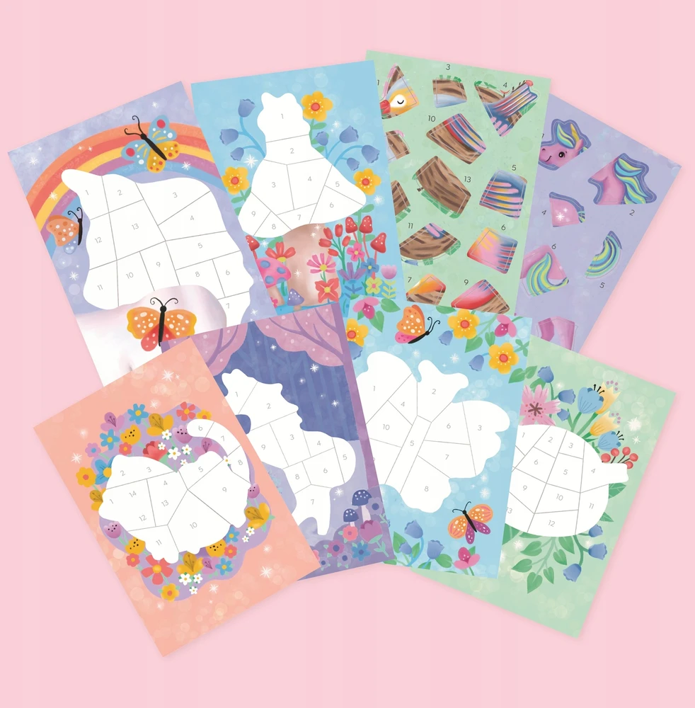 Tiger Tribe Tigro gentis: įklijavimas pagal skaičius Magic Garden