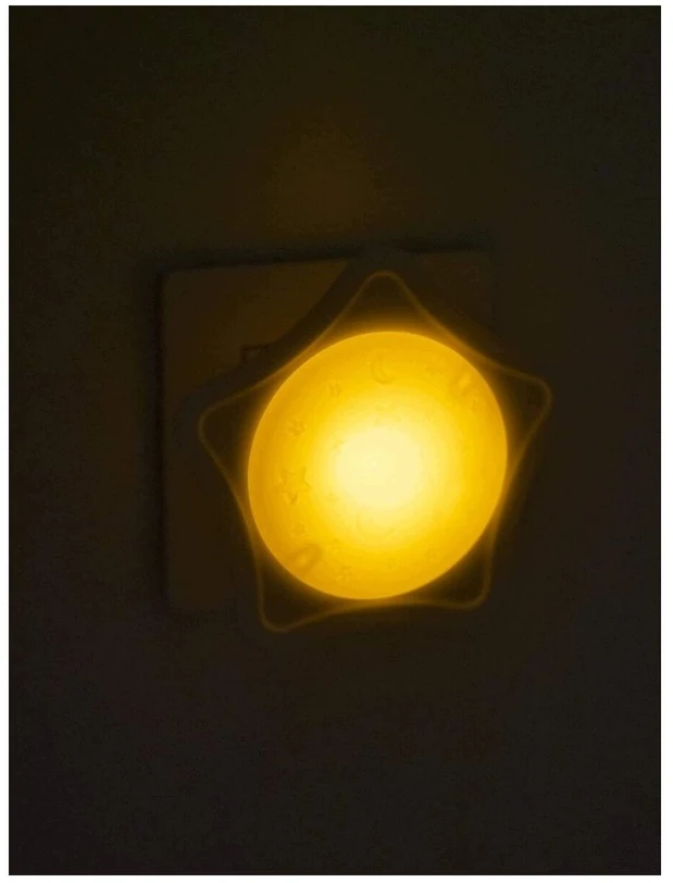 TIGEX automatinė lampka nocna LED do gniazdka czujnik zmierzchu GWIAZDKA