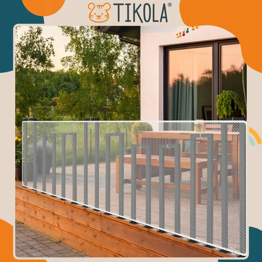 Tikola APSAUGINIS TINKLAS VAIKAMS 300cm SAUGA BALUSTRADŲ LAIPTŲ BALKONUI