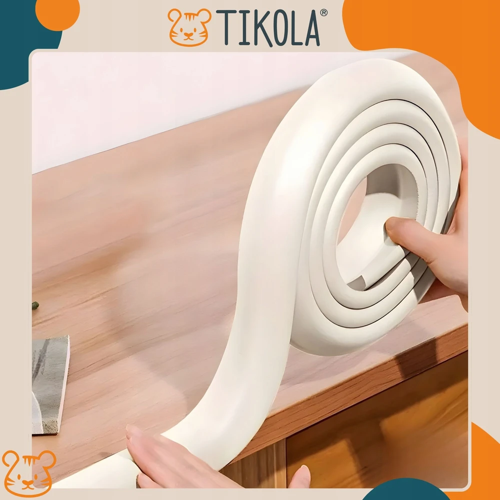 Tikola BALDŲ KRAŠUS APSAUGANČI PUOLŲ JUOSTOS KAMPŲ KRAŠŲ APSAUGA 200cm