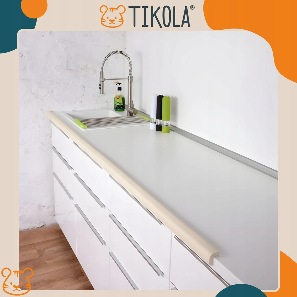 Tikola BALDŲ KRAŠUS APSAUGANČI PUOLŲ JUOSTOS KAMPŲ KRAŠŲ APSAUGA 200cm