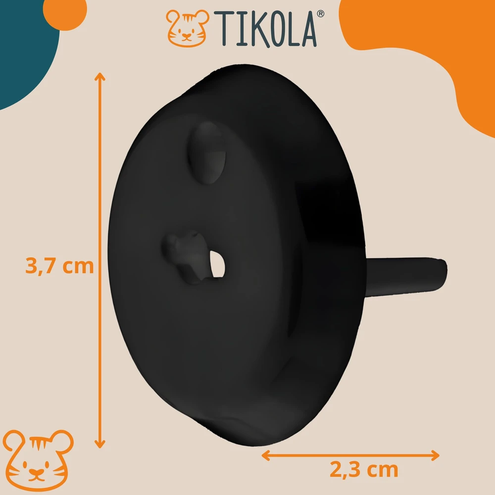 Tikola IŠVESTIS UNGČIA KONTAKTUS SU KAIŠTU APSAUGOMIS JUODOSIOS KIŠTUKAIS 12x