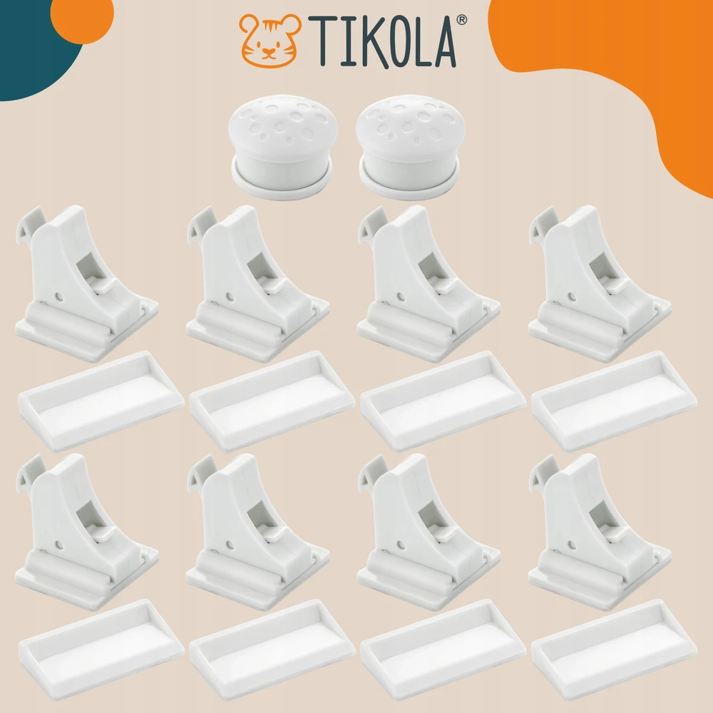 Magnetinis spintelės užraktas Tikola, 8vnt.