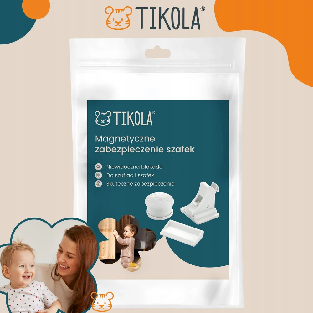Magnetinis spintelės užraktas Tikola, 8vnt.