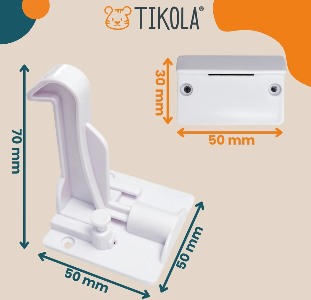 Tikola SPINTŲ, STALČIŲ, SPINTŲ, DURŲ SPYNŲ, VAIKŲ APSAUGOS SPYNŲ SAUGOS APSAUGA X6