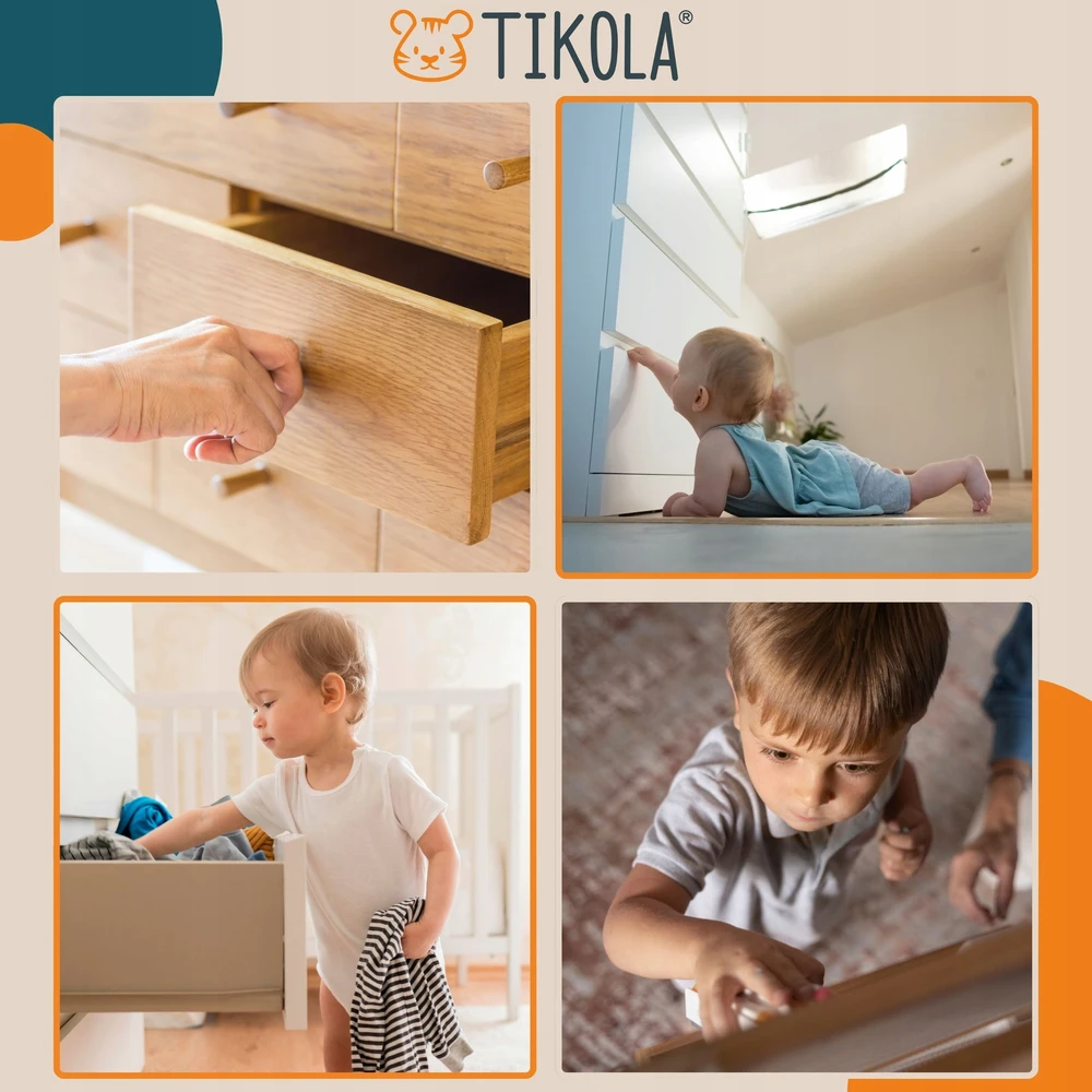 Tikola SPINTŲ, STALČIŲ, SPINTŲ, DURŲ SPYNŲ, VAIKŲ APSAUGOS SPYNŲ SAUGOS APSAUGA X6