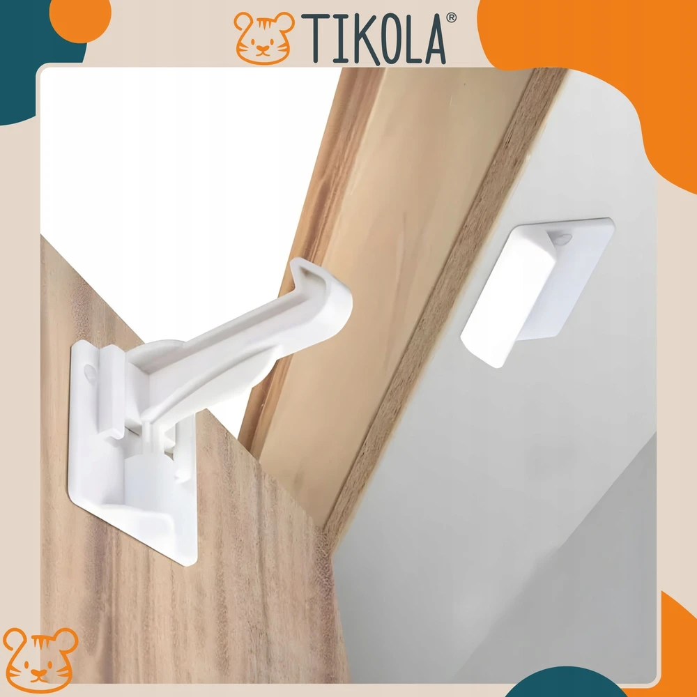 Tikola SPINTŲ, STALČIŲ, SPINTŲ, DURŲ SPYNŲ, VAIKŲ APSAUGOS SPYNŲ SAUGOS APSAUGA X6