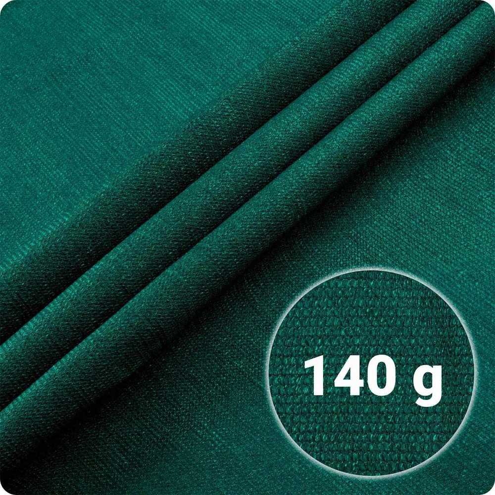 Plonos Tinklelis nuo šešėlių 1,5 x 25 m, 140 g/m², žalias + 50 spaustukų