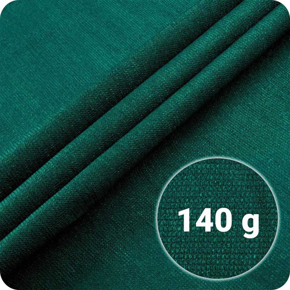 Plonos Tinklelis nuo šešėlių 1,5 x 50 m, 140 g/m² + 50 spaustukų, žalias