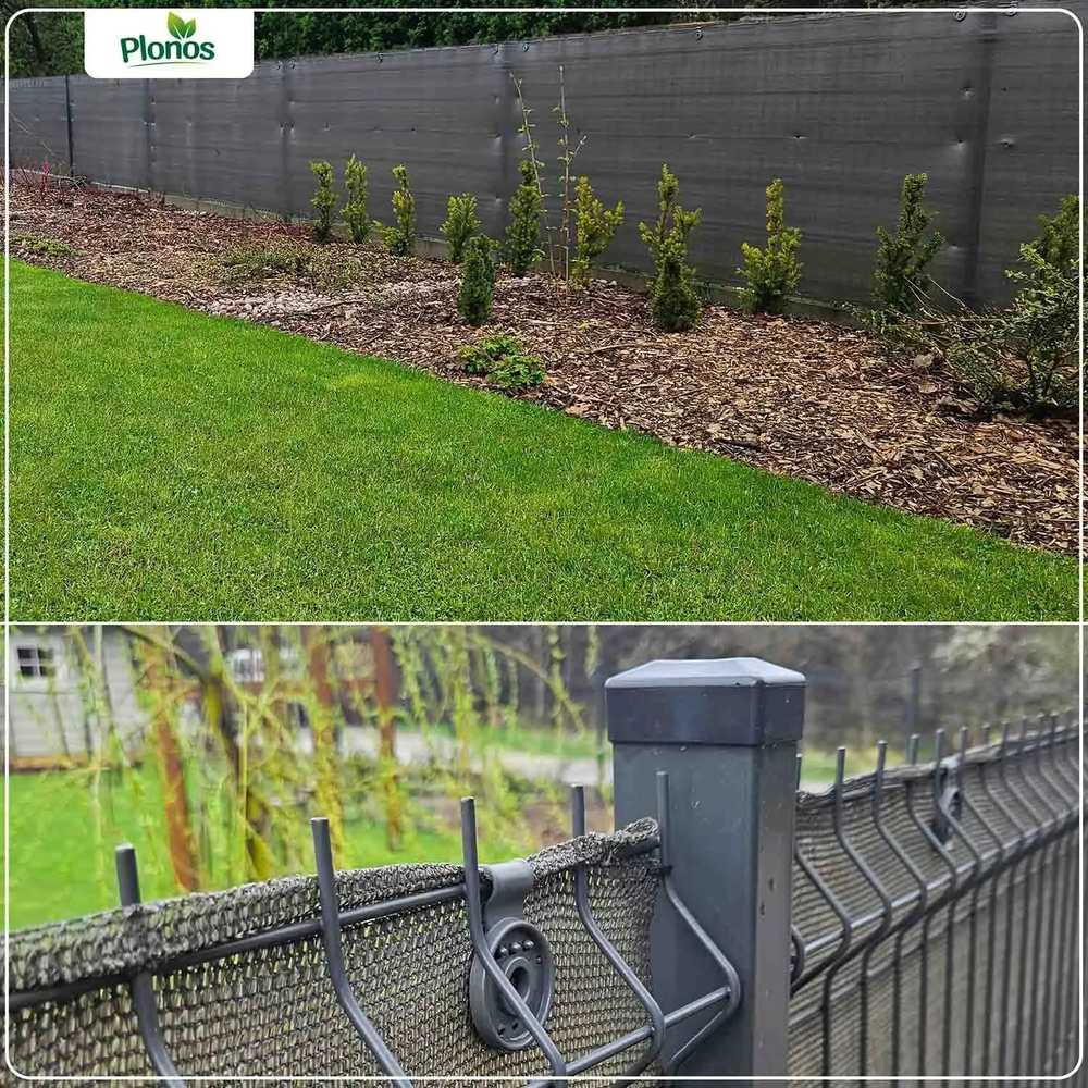 Plonos Tinklelis nuo šešėlių 1,5 x 50 m, 140 g/m² + 50 spaustukų, pilkas