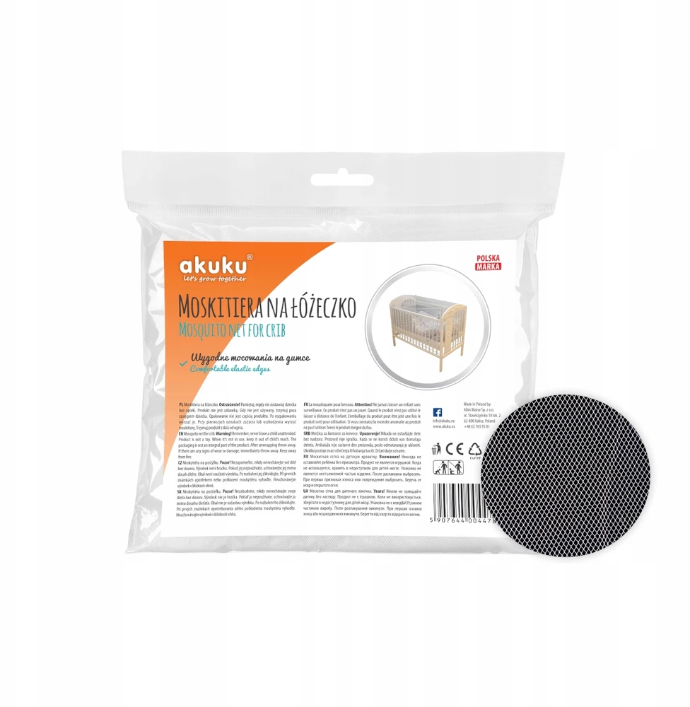 AKUKU tinklelis nuo uodų lovytei, maniežui, A0447