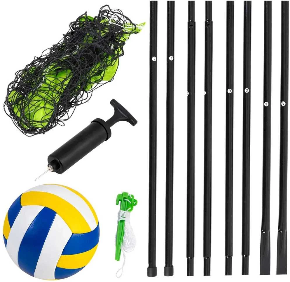 Neo-Sport Tinklinio ir badmintono tinklas ir rėmas 570 cm
