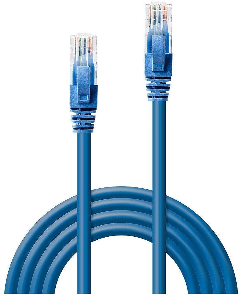 Tinklo Kabelis - LINDY Cat.6 U/UTP Plokščias Tinklo Kabelis, RJ45, M/M, 250MHz, 32AWG, 0.3 m, Baltas