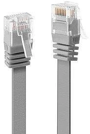 Tinklo Kabelis - LINDY Cat.6 U/UTP Plokščias Tinklo Kabelis, RJ45, M/M, 250MHz, 32AWG, 0.3 m, Baltas