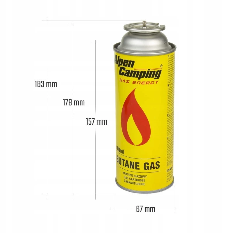Tiross FLAME GUN KERAMINIS DUJŲ DEGIKLIO RINKINYS + 6X KASETĖS CILINDRAS