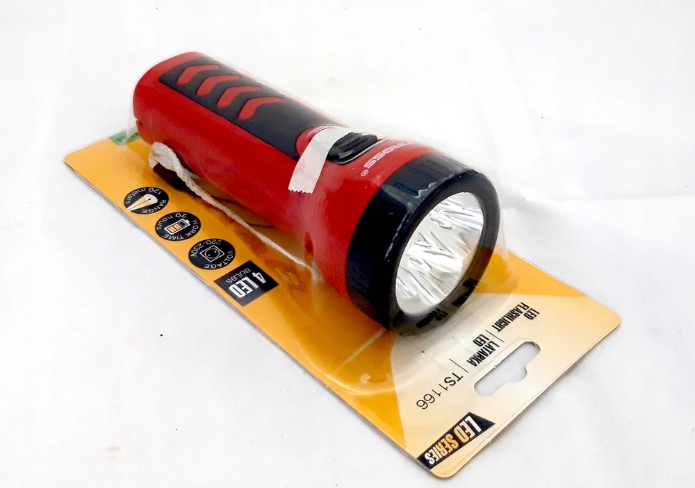 Tiross Įkraunamas žibintas 4LED LED