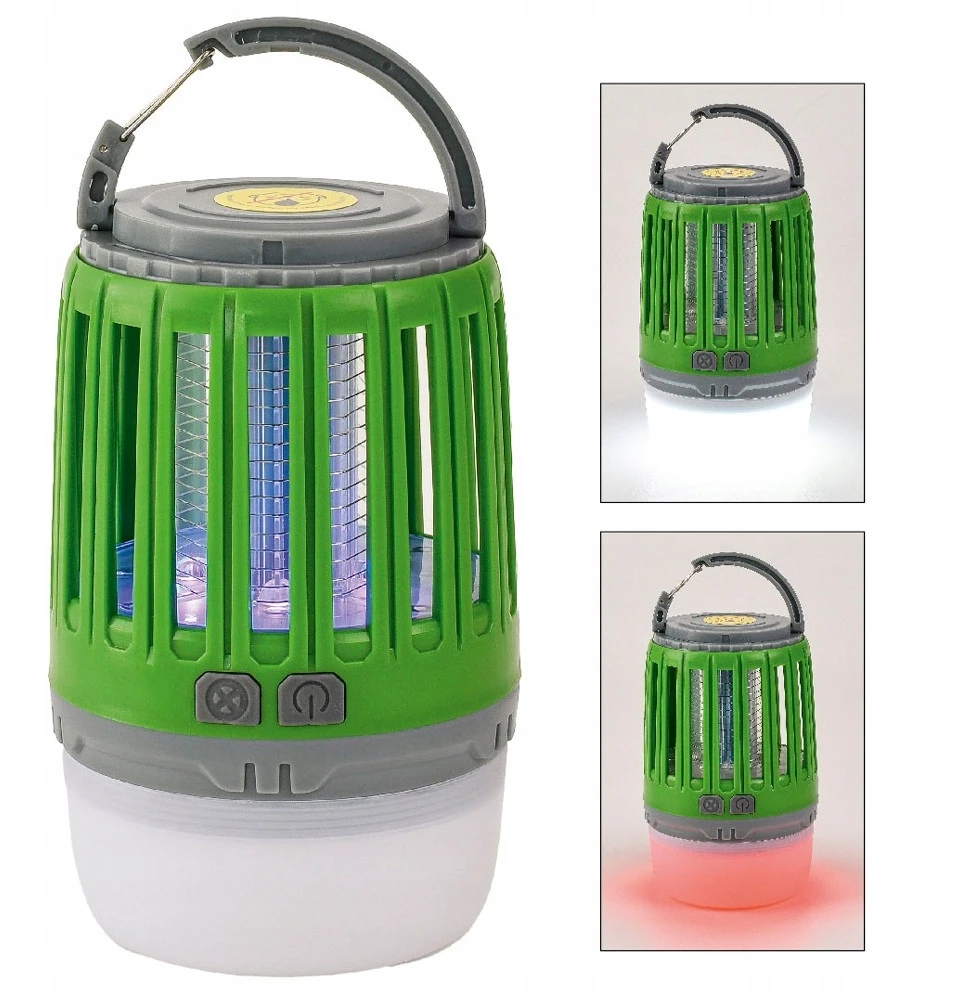 Tiross TS2294 LED UV lempa naikinanti vabzdžius 1200 mAh kempingo USB