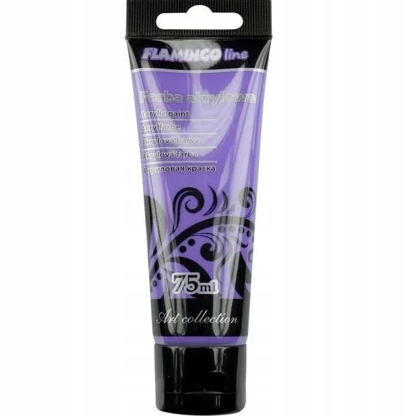 Titanum Akriliniai dažai Flamingo 75 ml, juodi