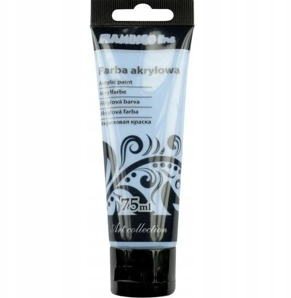 Titanum Akriliniai dažai Flamingo 75 ml, juodi