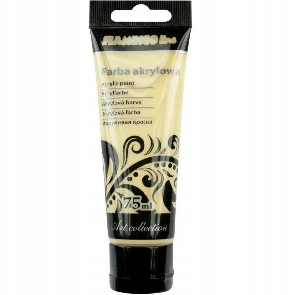 Titanum Akriliniai dažai Flamingo 75 ml, juodi
