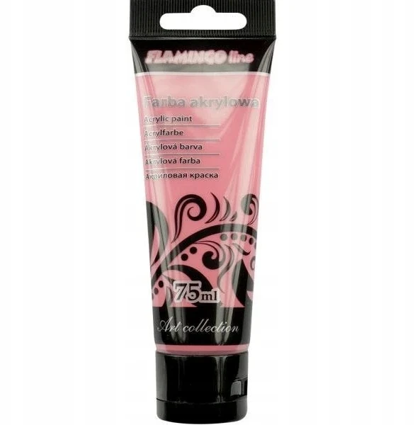 Titanum Akriliniai dažai Flamingo 75 ml, juodi