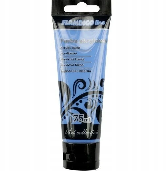 Titanum Akriliniai dažai Flamingo 75 ml, juodi