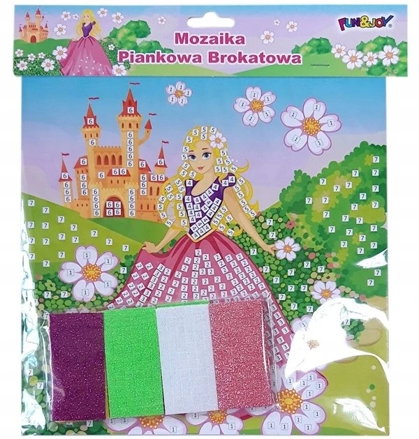 Titanum Mozaika piankowa brokatowa Księżniczka Fun&Joy