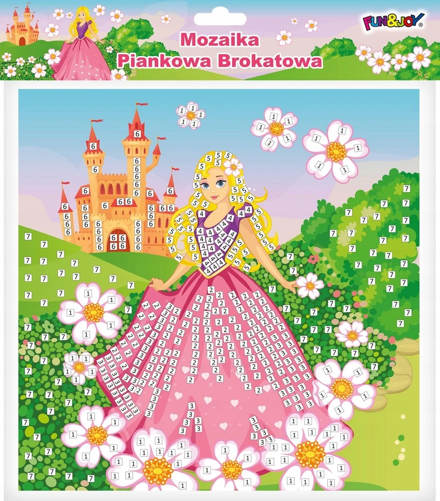 Titanum Mozaika piankowa brokatowa Księżniczka Fun&Joy