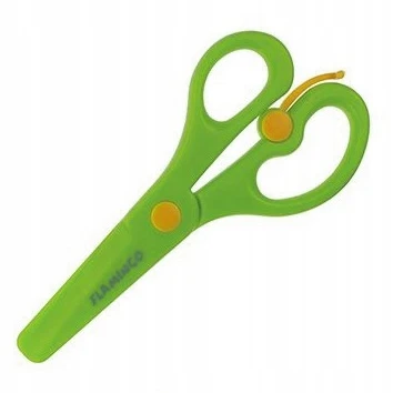 Titanum Plastikinės žirklės su buferiu 13,5cm Flamingo