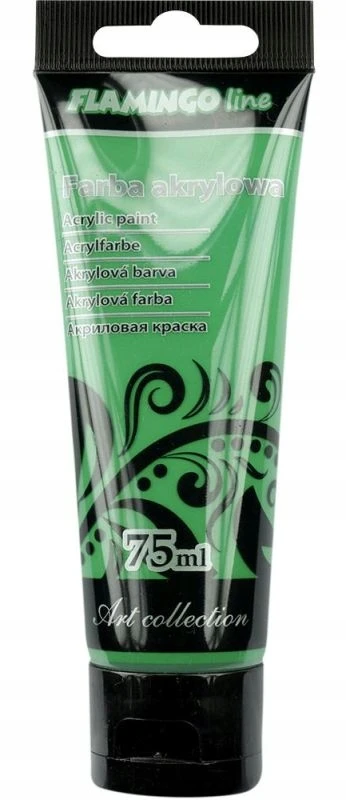 Titanum Žalia akrilinė dažų tūbelė 75ml