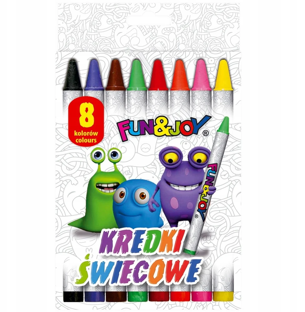 Titanum Žvakių kreidelės 8 spalvų