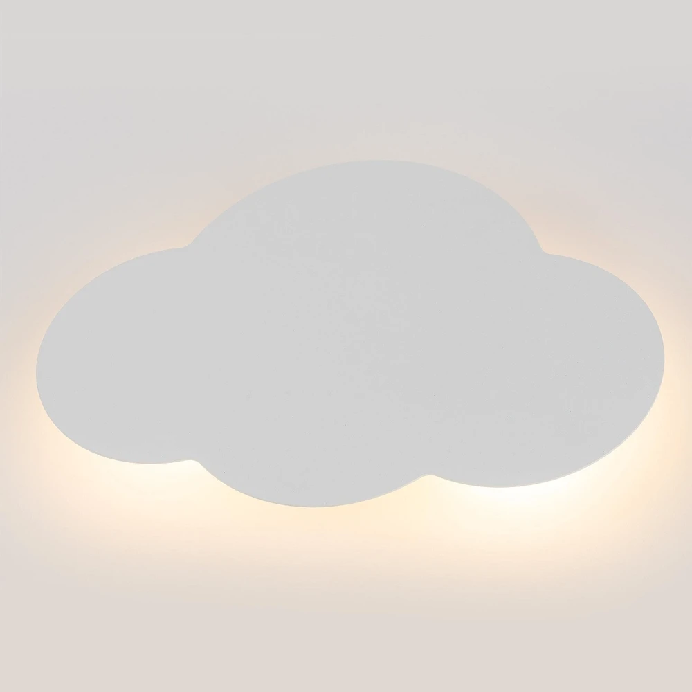 Sieninis šviestuvas Tk Lighting Kinkiet ścienny chmurka balta CLOUD do pokoju dziecka su pašvietimu lampy