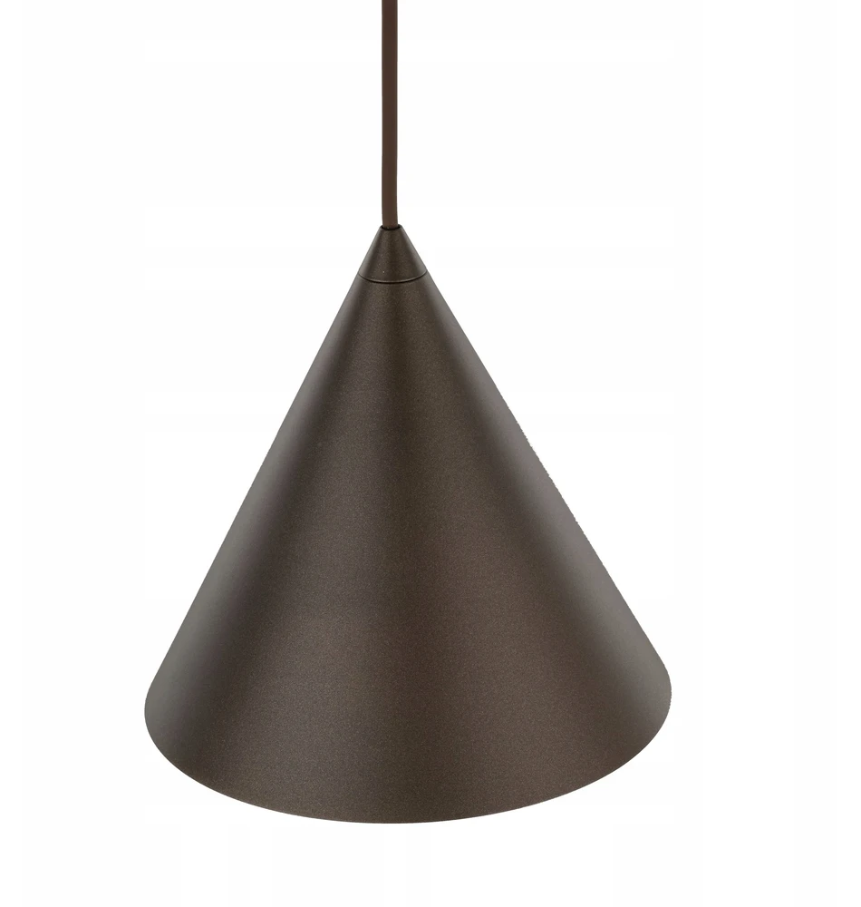 Tk Lighting Klasikinė rudos spalvos pakabinama lempa Cono Brown E27