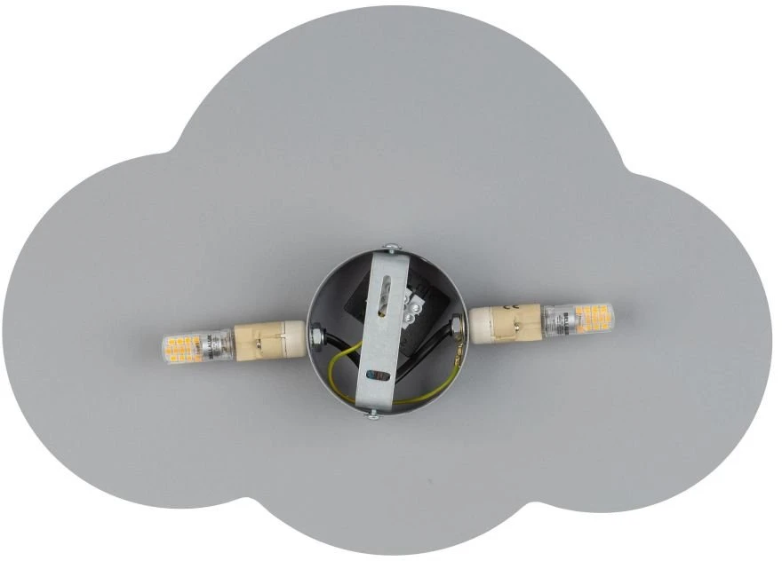 TK Lighting sieninis šviestuvas Cloud Pilkas 4965, pilkas