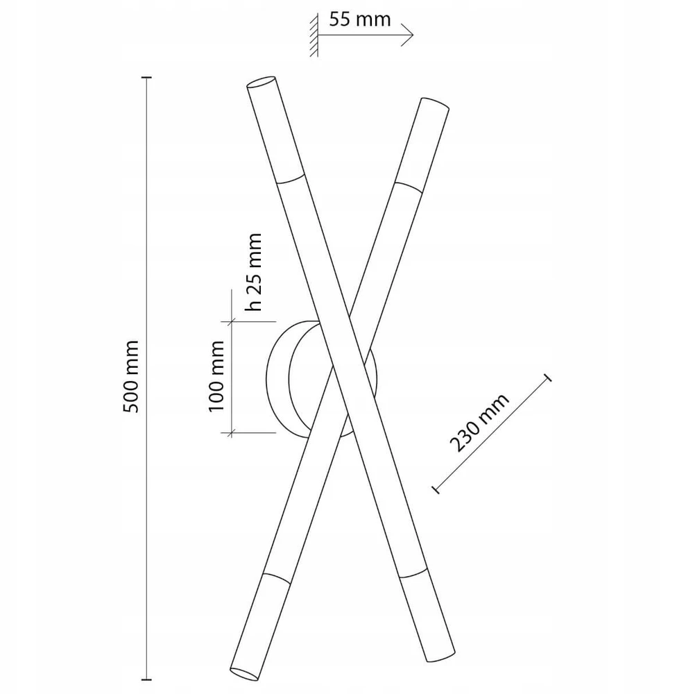 TK Lighting sienins/lubinis šviestuvas Noble 4524, rudas