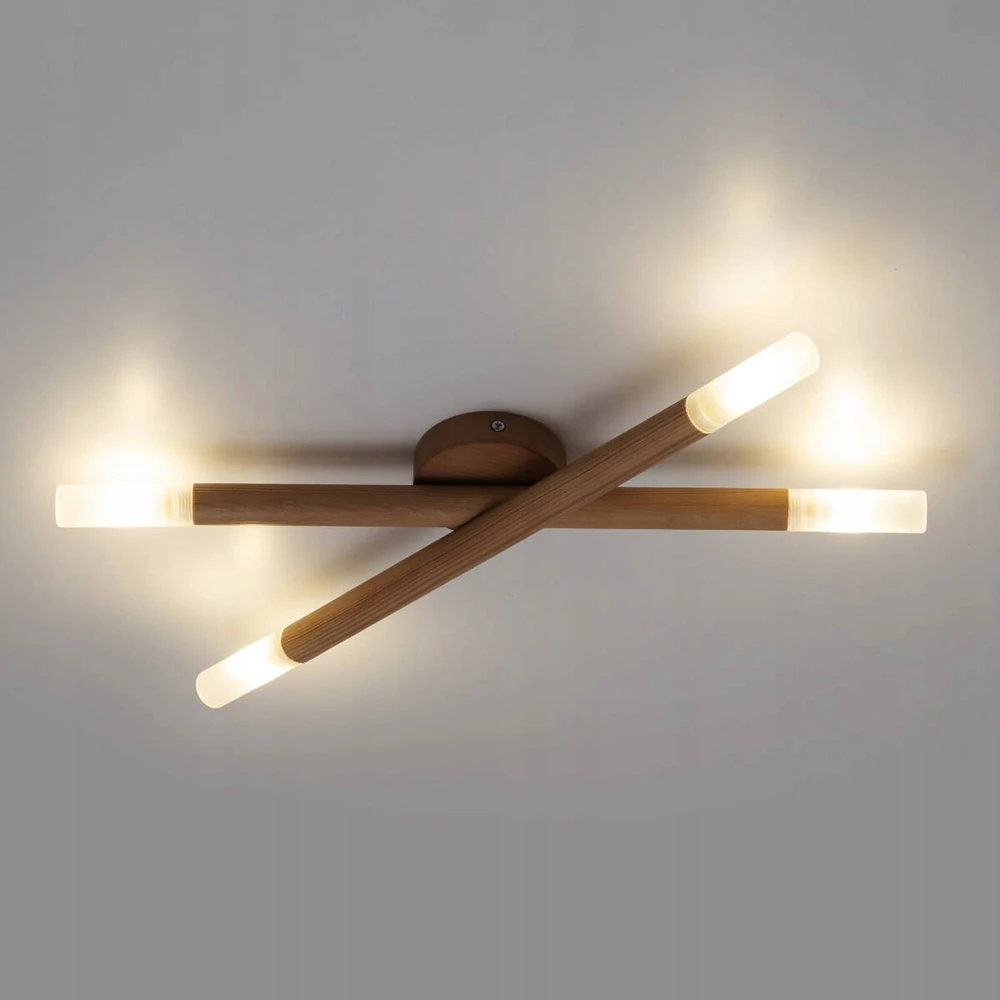 TK Lighting sienins/lubinis šviestuvas Noble 4524, rudas