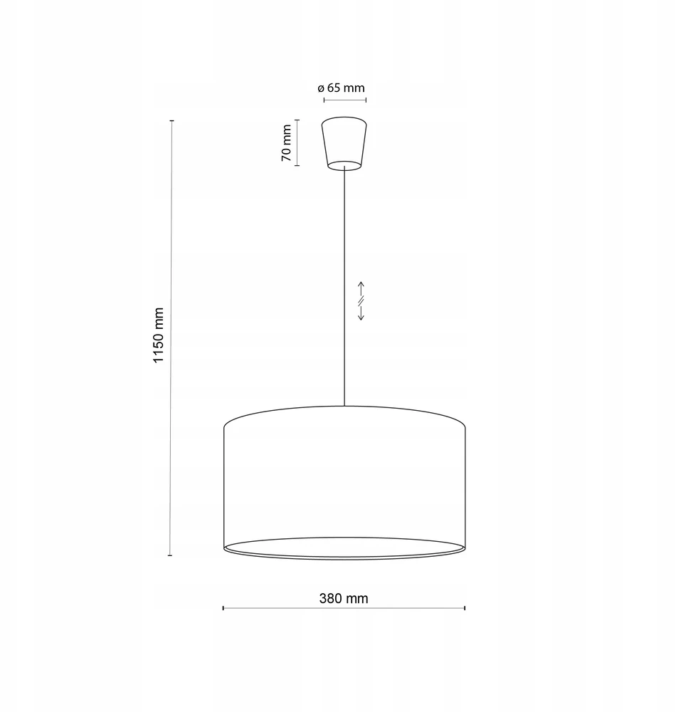Pakabinamas šviestuvas TK lighting šviestuvas Rondo Kids 3233