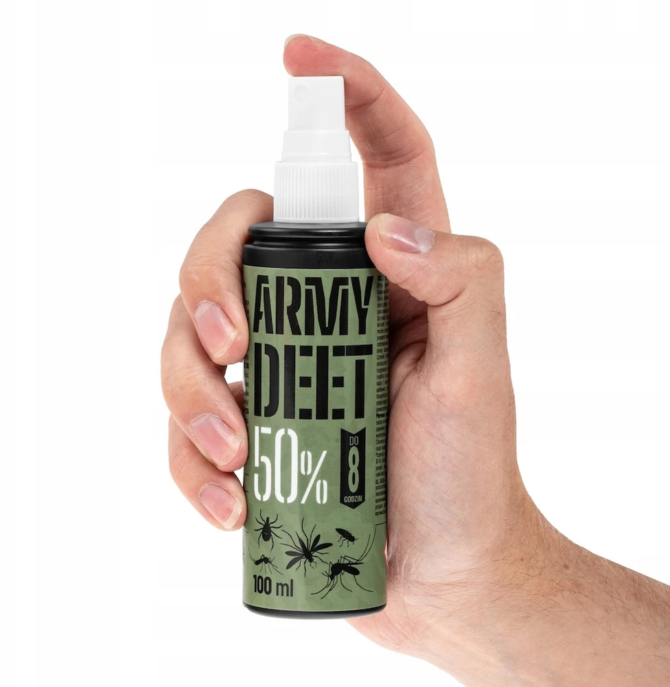 TM Purškiklis erkėms, uodams ir dygliukams Strong Repellent Army DEET 50% - 100 ml