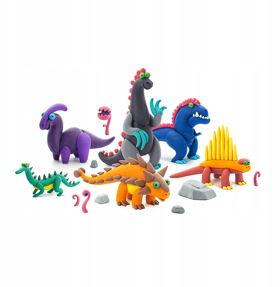 TM Toys Masa plastyczna Hey Clay Rinkinys Mega Dinozaury
