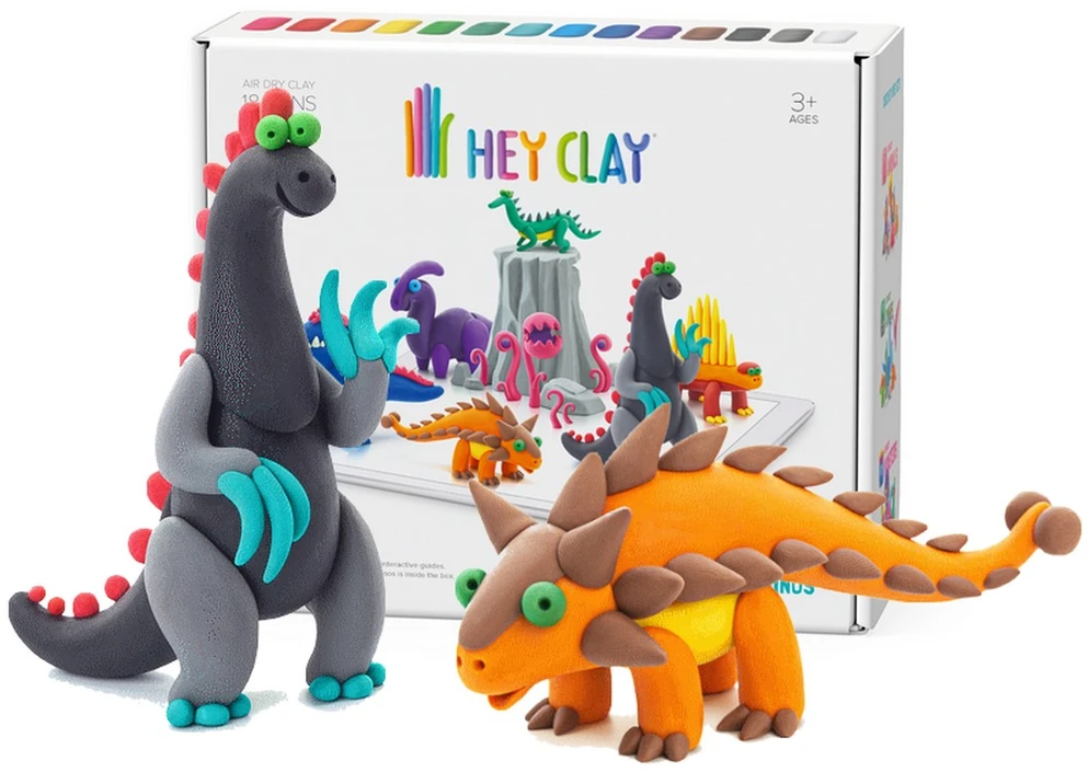 TM Toys Masa plastyczna Hey Clay Rinkinys Mega Dinozaury
