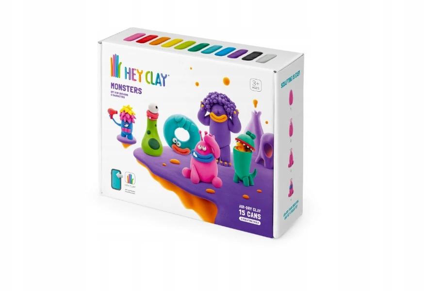 TM Toys TMT HeyClay rinkinukas Monsters 15 vnt. pakuotė HCL15018 07896
