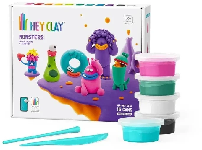 TM Toys TMT HeyClay rinkinukas Monsters 15 vnt. pakuotė HCL15018 07896