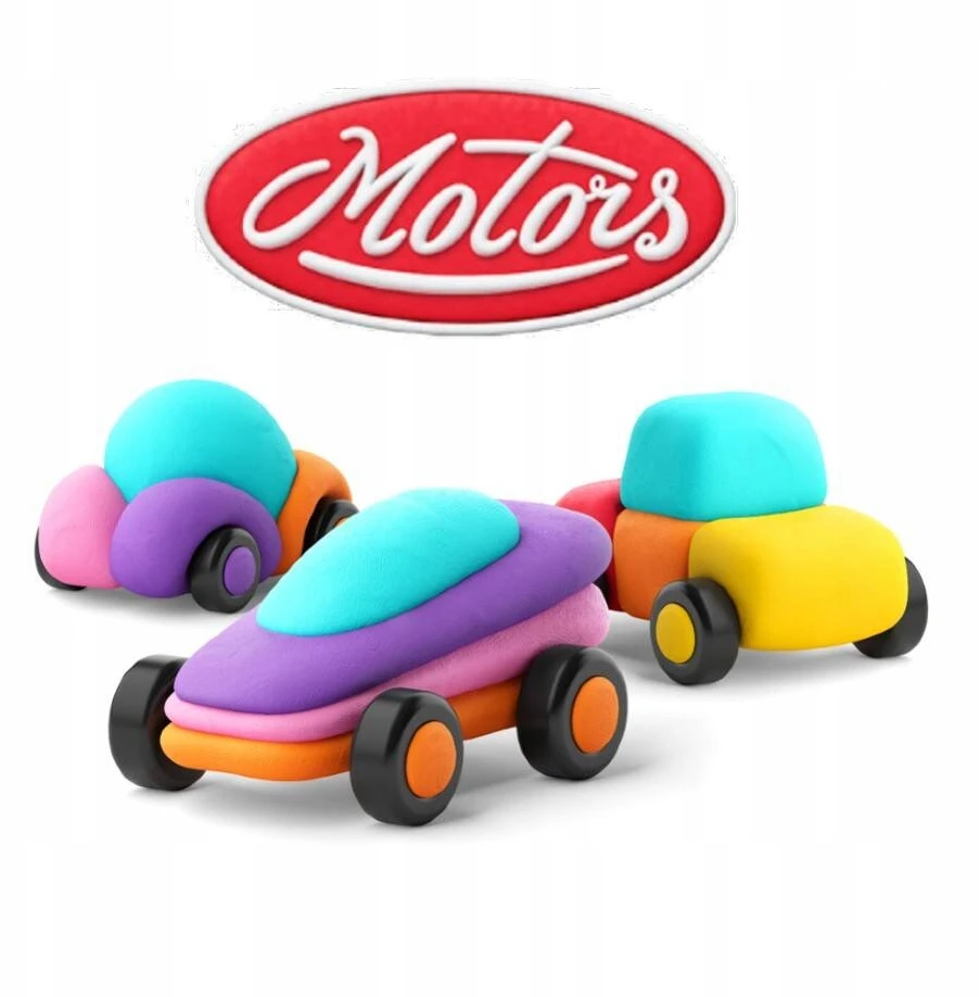 TM Toys Hey Clay juokingų automobilių rinkinys