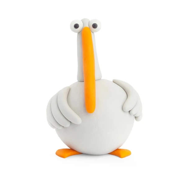 TM Toys Rankdarbių rinkinys Hey Clay paukščiai iš ūkio