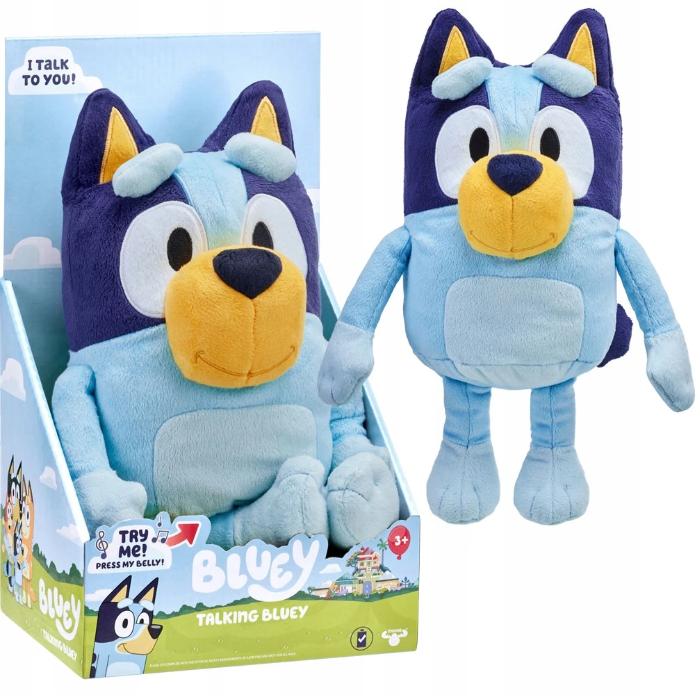 TM Toys Interaktyvus Bluey minkštas pliušinis žaislas 33 cm