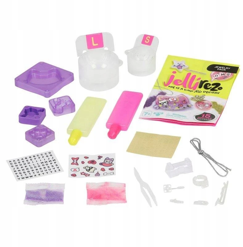 TM Toys JELLI REZ. PAPUOŠALŲ GAMYBOS RINKINYS - GYVŪNAI