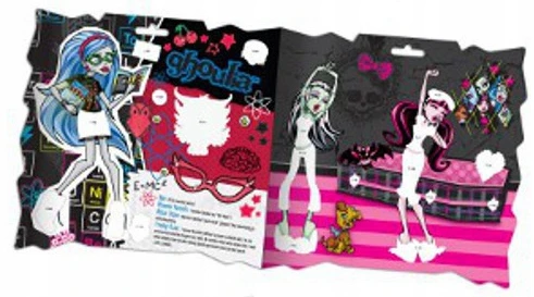 TM Toys MONSTER HIGH STICKER ALBUM 135 STICKERS TM 7+
