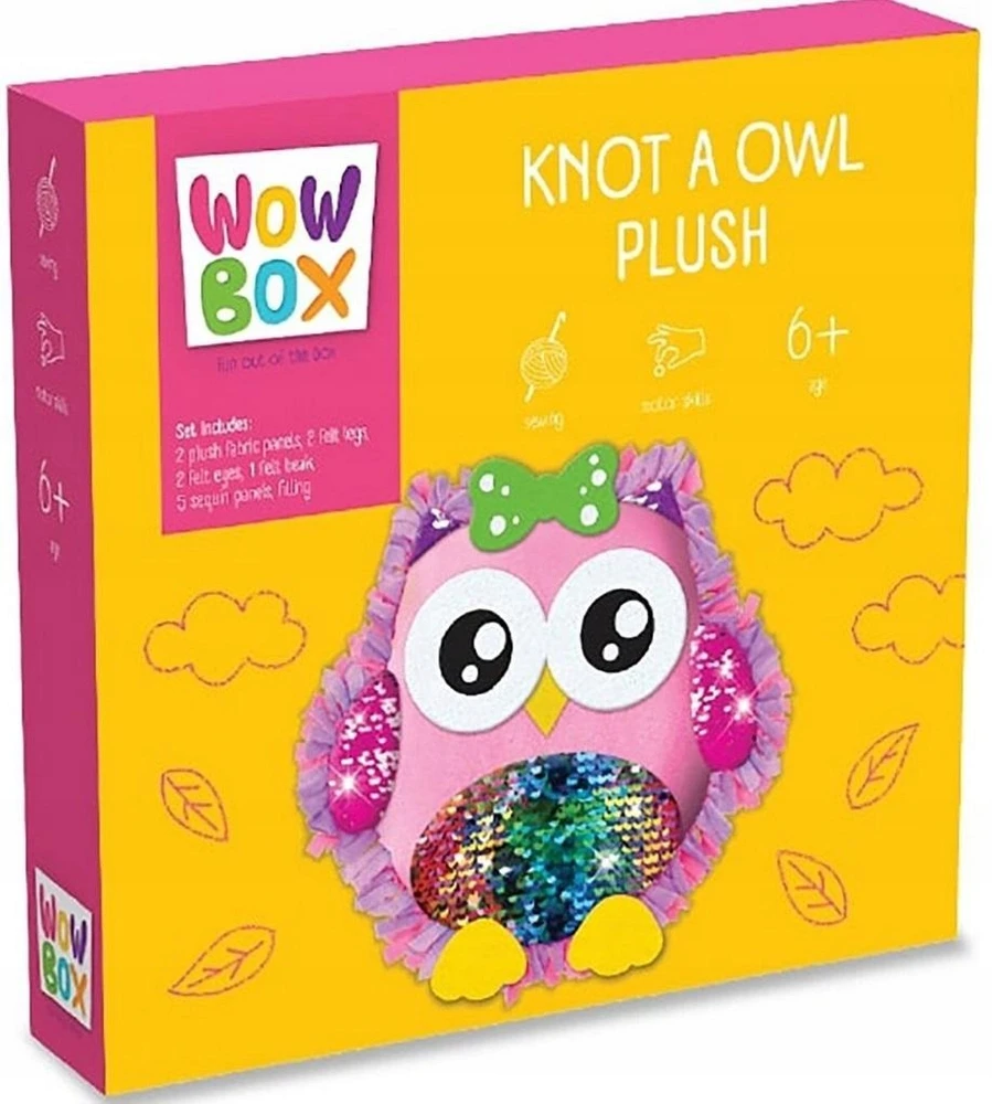 TM Toys Oho dėžutė. Pelėdos pagalvė